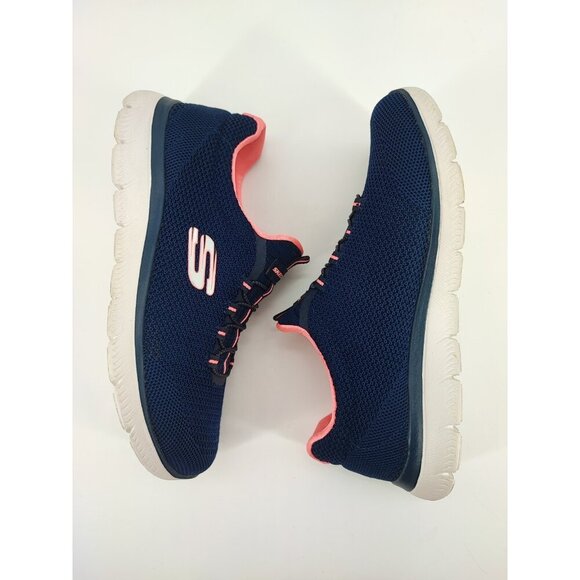 Skechers Women's Summits Cool Classic Blue Running Shoes Size 8 US - Picture 5 of 8